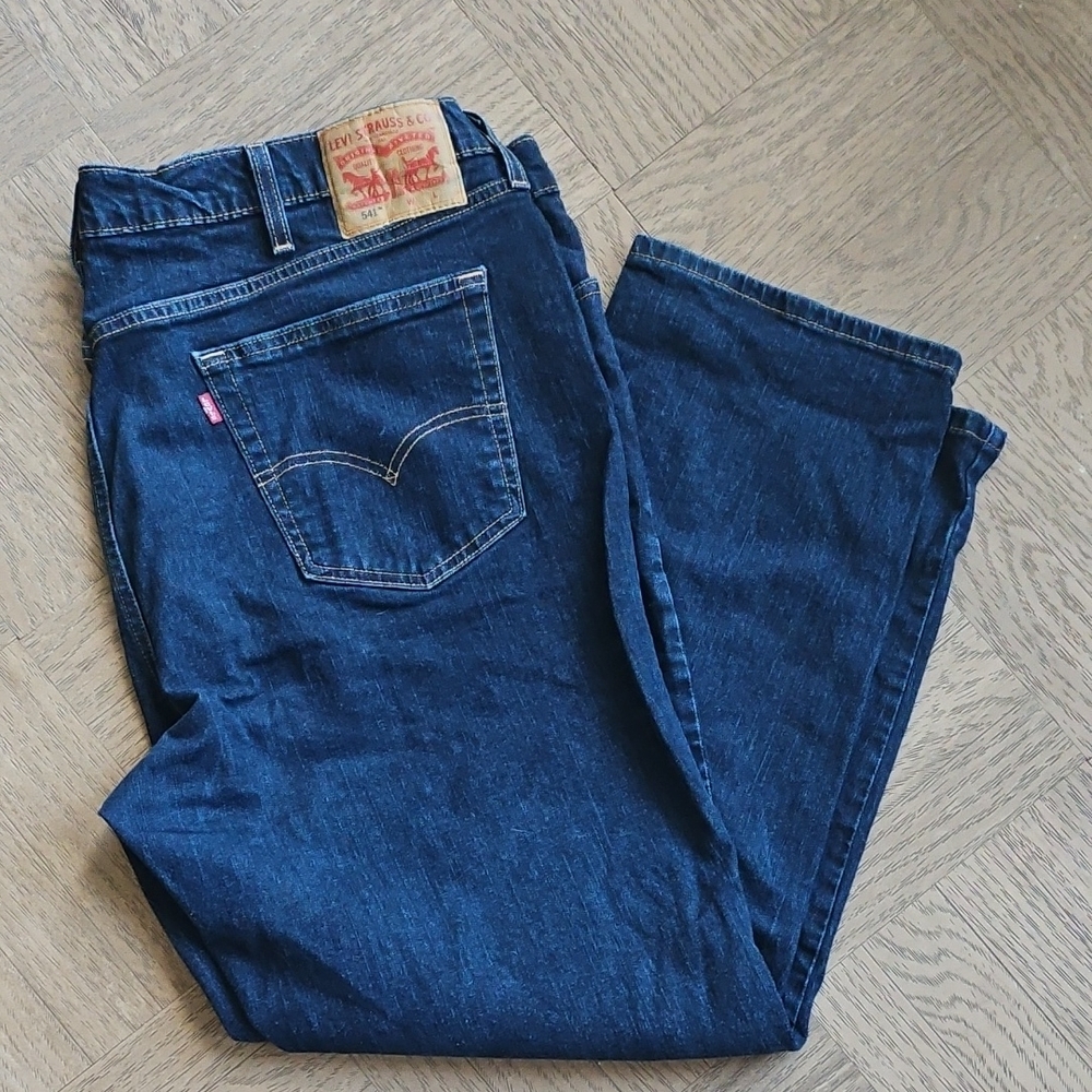 Levi's Men's Dark Indigo Straight Jeans